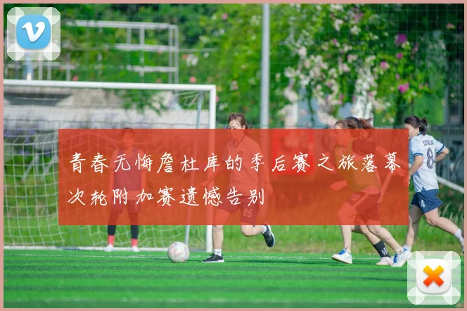 青春无悔詹杜库的季后赛之旅落幕次轮附加赛遗憾告别